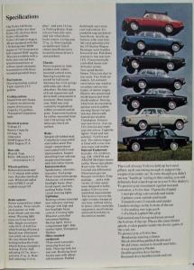 1972 Volvo 142 144 145 Sales Brochure - 140 Series