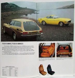 1972 Volvo 164 142/144 145 1800E & ES Upholstery & Paint Colors Brochure/Mailer