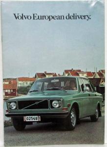 1972 Volvo European Delivery Sales Brochure