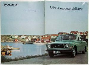 1972 Volvo European Delivery Sales Brochure