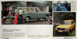 1973 Volvo 145 Break Sales Tri-Fold Brochure - French Text