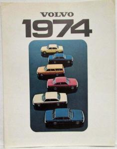 1974 Volvo Full Line Tri-Fold Brochure - 164E 142/144 145 142GL/144GL