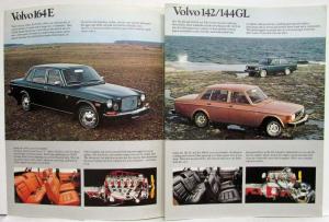 1974 Volvo Full Line Tri-Fold Brochure - 164E 142/144 145 142GL/144GL