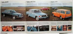 1974 Volvo Full Line Tri-Fold Brochure - 164E 142/144 145 142GL/144GL