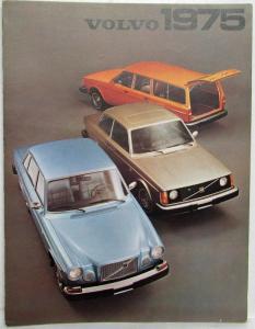 1975 Volvo Full Line Sales Tri-Fold Brochure