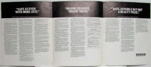 1975 Volvo 244 What the Experts Say Article Reprints Tri-Fold