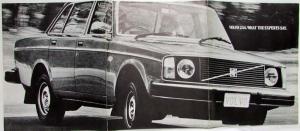 1975 Volvo 244 What the Experts Say Article Reprints Tri-Fold