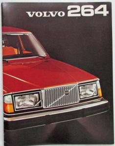 1975 Volvo 264 Sales Brochure with Variations Spec Sheet - Australian Market