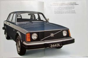 1976 Volvo 242 244 Sales Brochure