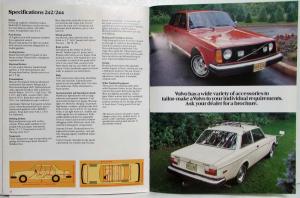 1976 Volvo 242 244 Sales Brochure