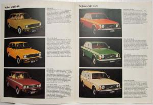 1976 Volvo Full Line Sales Brochure - French Text