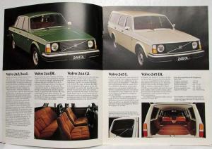 1976 Volvo 242 244 245 264 Sales Brochure - French Text