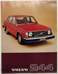 1977 Volvo 244 Spec Sheet - UK Market