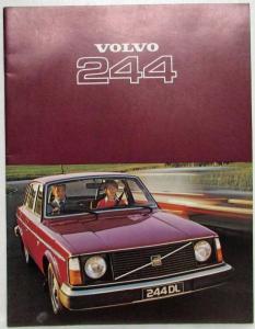 1977 Volvo 244 Sales Brochure - UK Market - Right-Hand Drive