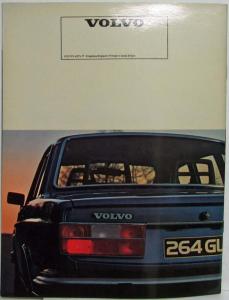 1977 Volvo 264 Sales Brochure - UK Market - Right-Hand Drive