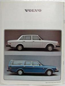 1978 Volvo The Drivers Car Sales Brochure