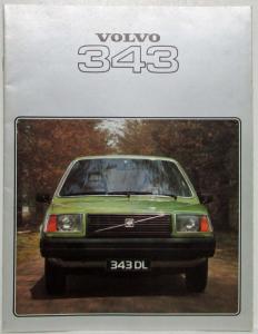 1978 Volvo 343 Sales Brochure - German Text