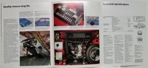 1978 Volvo 343 Sales Brochure - UK Market - RHD