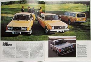 1978 Volvo 240 and 260 Series Sales Brochure