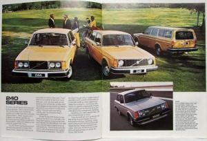 1978 Volvo 240 and 260 Series Sales Brochure