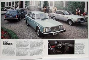 1978 Volvo 240 and 260 Series Sales Brochure