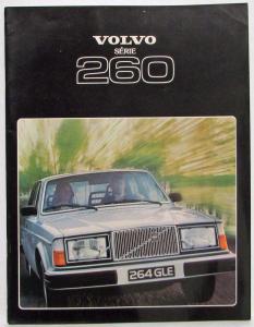 1978 Volvo 260 Series Sales Brochure - French Text - Swiss Market