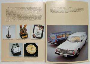 1978 Volvo 260 Series Sales Brochure - French Text - Swiss Market