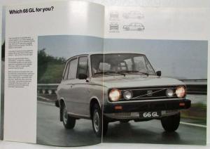 1978 Volvo 66 Sales Brochure - UK Market