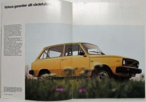 1978 Volvo 66 Sales Brochure - Swedish Text