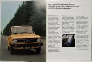 1978 Volvo 66 Sales Brochure - French Text - French Market