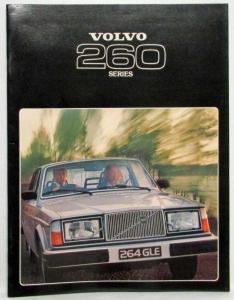 1978 Volvo 260 Series Sales Brochure - UK Market