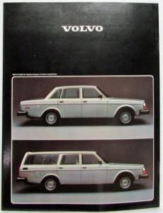 1978 Volvo 260 Series Sales Brochure - UK Market