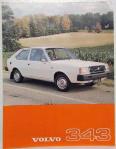 1978 Volvo 343 Spec Sheet - UK Market