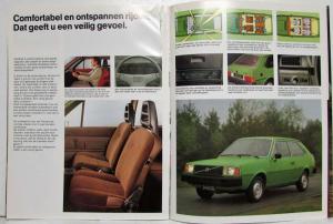 1978 Volvo 343 Sales Brochure - Dutch Text