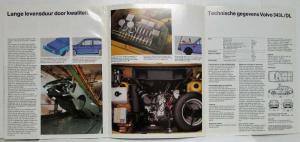 1978 Volvo 343 Sales Brochure - Dutch Text