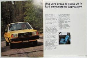 1978 Volvo 343 Sales Brochure - Italian Text