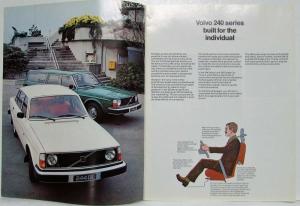 1978 Volvo 240 Series Sales Brochure - UK Market