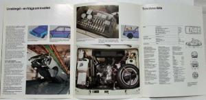 1978 Volvo 343 Sales Brochure - Swedish Text