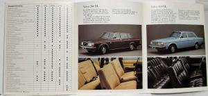 1979 Volvo 260 Series Sales Brochure - Dutch Text