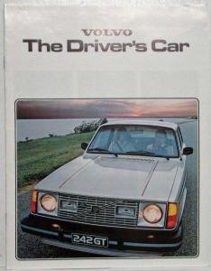 1979 Volvo The Drivers Car Sales Brochure