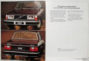1979 Volvo 240 Series Sales Brochure - French Text