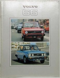 1979 Volvo 66 Sales Brochure - German Text