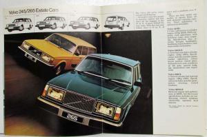 1979 Volvo Full Line 343 240 and 260 Series Sales Brochure - UK Market