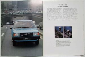 1979 Volvo 343 Sales Brochure - Dutch Text