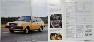 1979 Volvo 343 Sales Brochure - Dutch Text