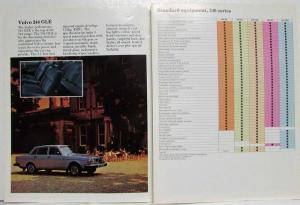 1979 Volvo 240 Series Sales Brochure - UK Market