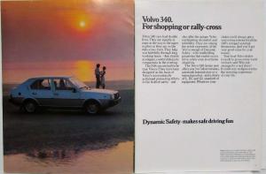 1980 Volvo 340 Series Sales Brochure - Overseas Market