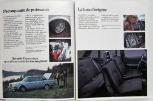 1980 Volvo 244 GLT Tri-Fold Sales Brochure - French Text