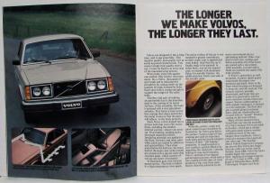 1980 Volvo The Drivers Car Sales Brochure