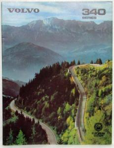 1980 Volvo 340 Series Sales Brochure - European Edition